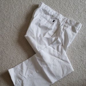 White summer weight pants